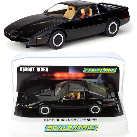 Scalextric C4226 Knight Rider KITT Slot Car 1/32 DPR K.I.T.T. WORKING RED STROBE LIGHT