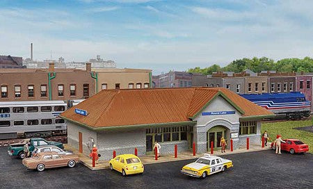 Walthers Cornerstone 3887 N Modern Suburban Station Kit