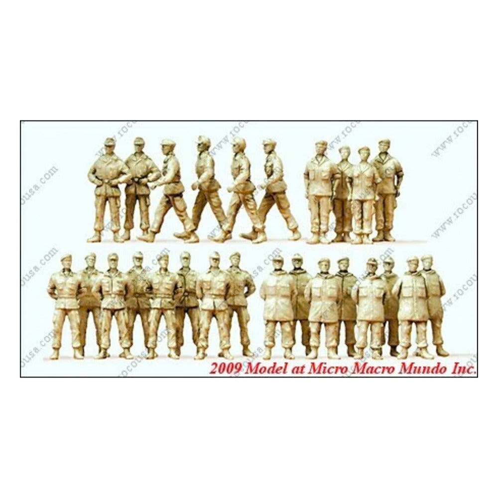 Preiser 72535 1:72 Modern German Army Parade Ground Set (26)