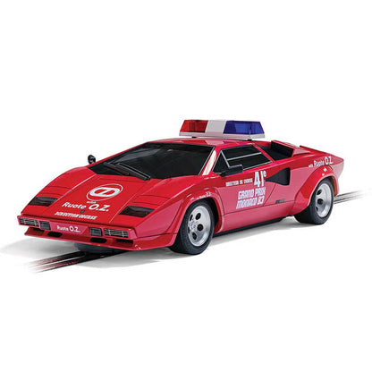 Scalextric C4329 Lamborghini Countach 1983 Monaco GP Safety Car slot 1/32 DPR