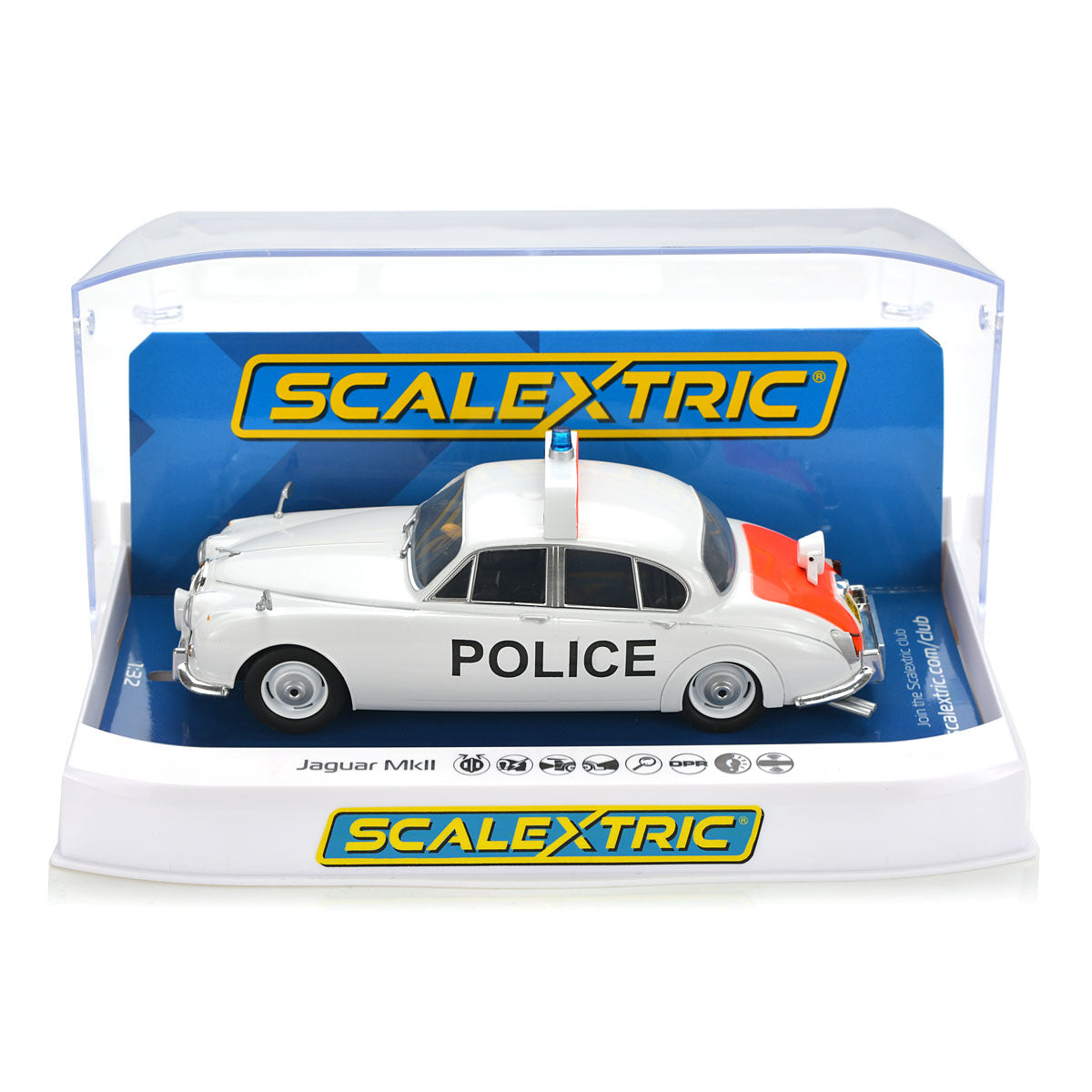 Scalextric C4420 Jaguar MK2 Police Edition 1/32 Slot Car DPR