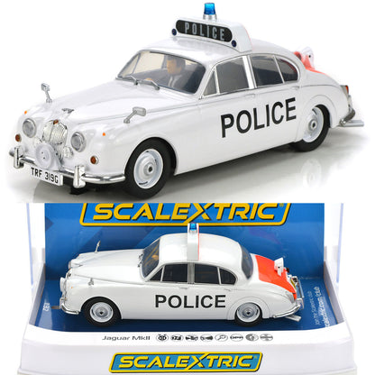 Scalextric C4420 Jaguar MK2 Police Edition 1/32 Slot Car DPR