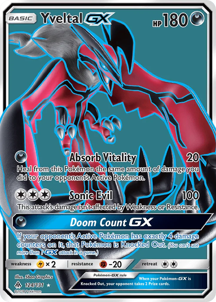 Yveltal GX (124/131) [Sun & Moon: Forbidden Light]
