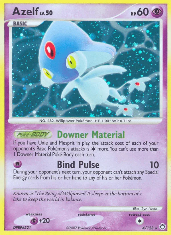 Azelf (4/123) [Diamond & Pearl: Mysterious Treasures]