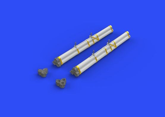 Eduard 632082 1/32 Aircraft- P40 Bazooka Rocket Launchers (Photo-Etch & Resin)