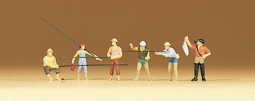 Preiser 79077 N Scale Fishermen Figure Set