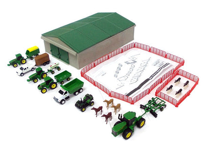 Ertl 46276 1/64 John Deere 70-Piece Farm Playset