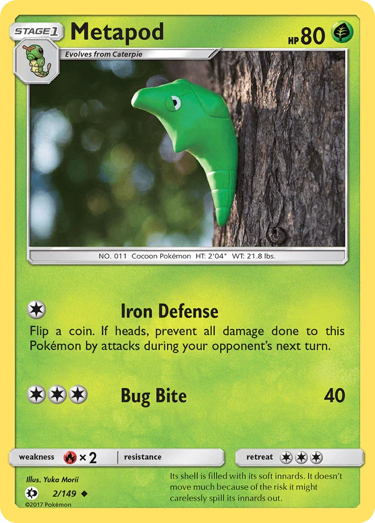 Metapod (2/149) [Sun & Moon: Base Set]