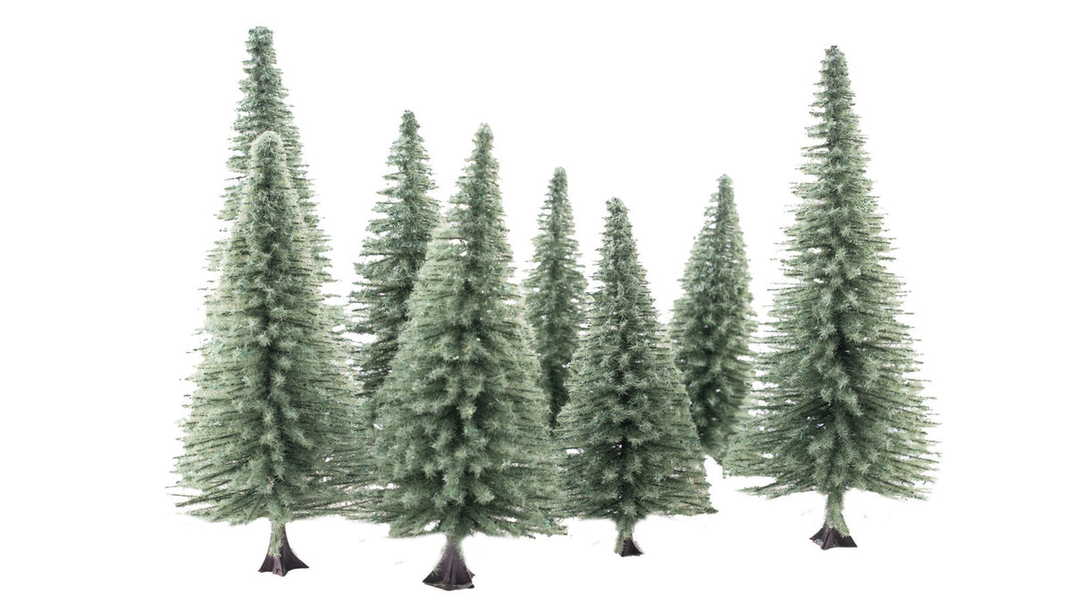 Noch 24640 HO/TT Scale Fir Trees, 10-14 cm, 8-Pack
