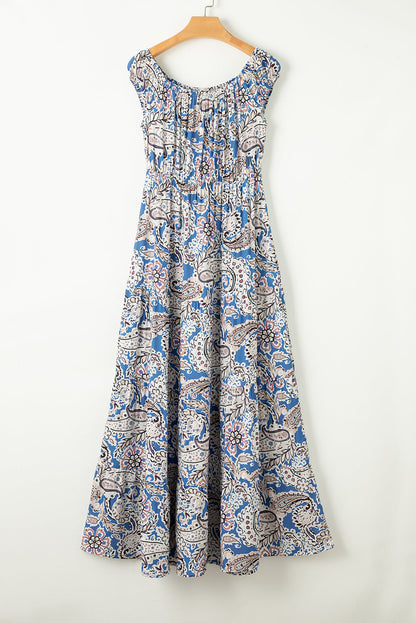 Bria Off Shoulder Maxi Dress by Threaded Pear