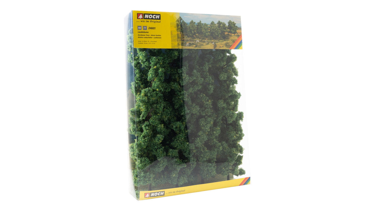 Noch 24601 HO/TT Scale Deciduous Trees, 10-14 cm, 16-Pack