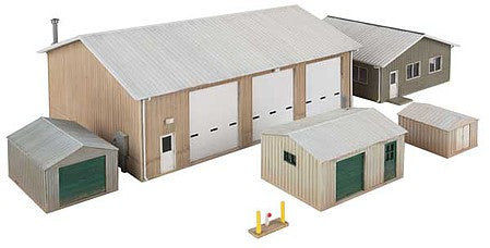 Walthers Cornerstone 4122 HO Vehicle Maintenance Facility Kit