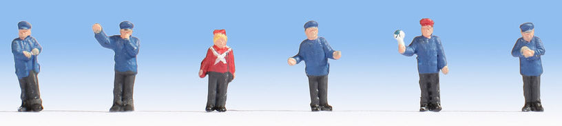 Noch 44200 Z Scale German Railway Officials Figure Set, 6-Pack