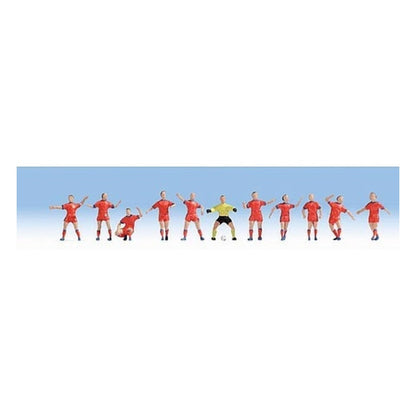 Noch 15987 HO Scale Czech Soccer Team -- pkg(11)