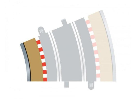 Scalextric C8281 1/32 Radius 3 22.5° Curve Inner Border (4) Slot Car Track