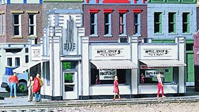 Walthers Cornerstone 3030 HO Scale White Tower Restaurant Kit