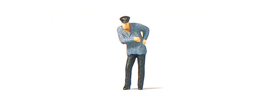 Preiser 28038 HO Scale Locomotive Engineer Figure