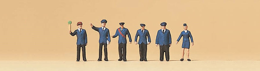 Preiser 79011 N Scale DB Railway Personnel Figure Set