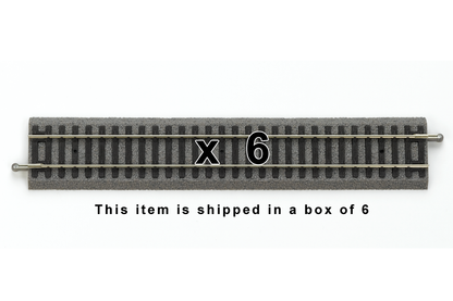 Piko 55401 HO Scale Roadbed Straight Track 231mm, Box of 6