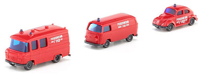 Wiking 093449 1/160 Fire Service Vehicle Set