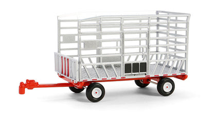 Greenlight 48090-F 1/64 Scale Bail Throw Wagon