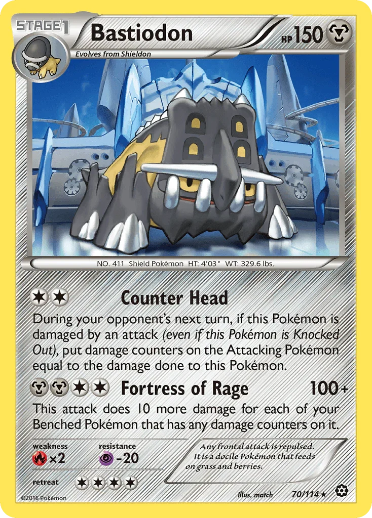 Bastiodon (70/114) [XY: Steam Siege]