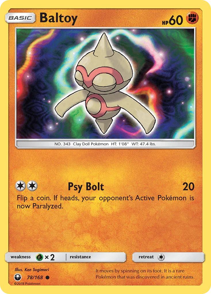 Baltoy (78/168) [Sun & Moon: Celestial Storm]