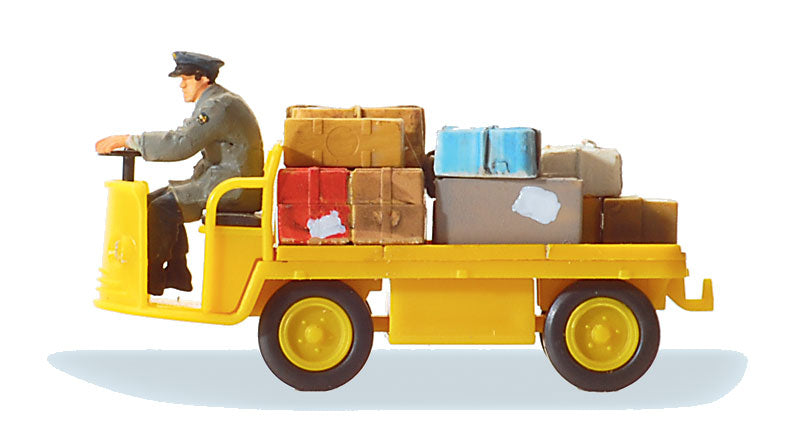 Preiser 28146 HO Electric Baggage Truck Post Era III