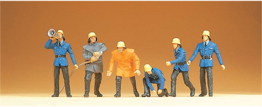 Preiser 14201 HO Scale Firemen Set #2 Figure Set