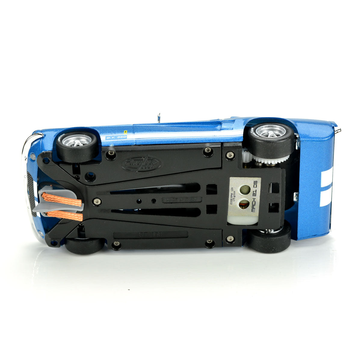 ThunderSlot 1967 Ford Shelby Mustang GT350 Blue Acapulco Thunder Slot Car 1/32