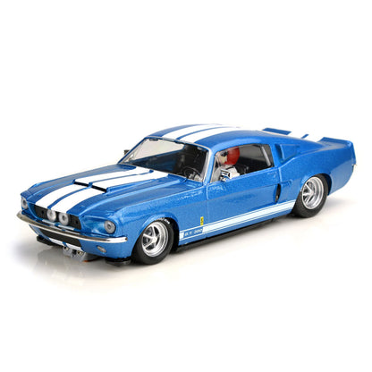ThunderSlot 1967 Ford Shelby Mustang GT350 Blue Acapulco Thunder Slot Car 1/32