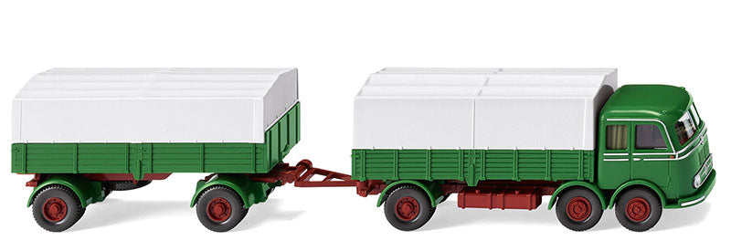 Wiking 042905 1/87 1958-61 Mercedes-Benz LP 333 Flatbed Roadtrain