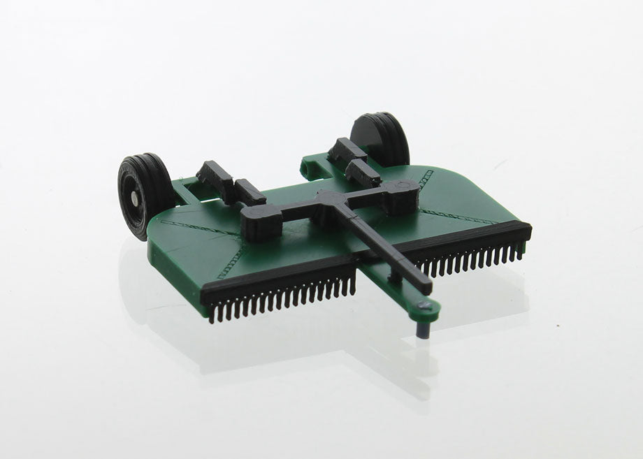 3D To Scale 64-356-GR 1/64 Pull-Type Brush Cutter, Green