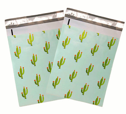 Cactus Mint Poly Mailers Size 6x9 Shipping Bags