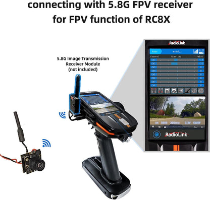 Radiolink 5.8G 48CH Wireless Image Transmission OSD 800TVL Camera RC8