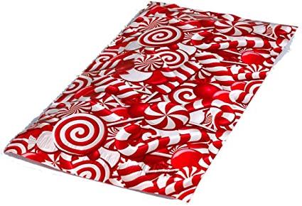Candy Cane Christmas Poly Mailers Size 6x9 Shipping Bags