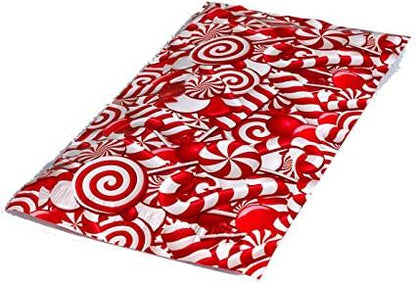 Candy Cane Christmas Poly Mailers Size 6x9 Shipping Bags