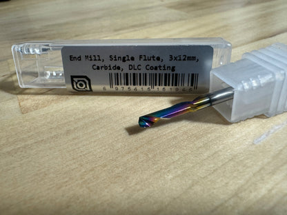 Carbide Endmills with DLC coating for CNC Machines (e.g. Milo CNC)