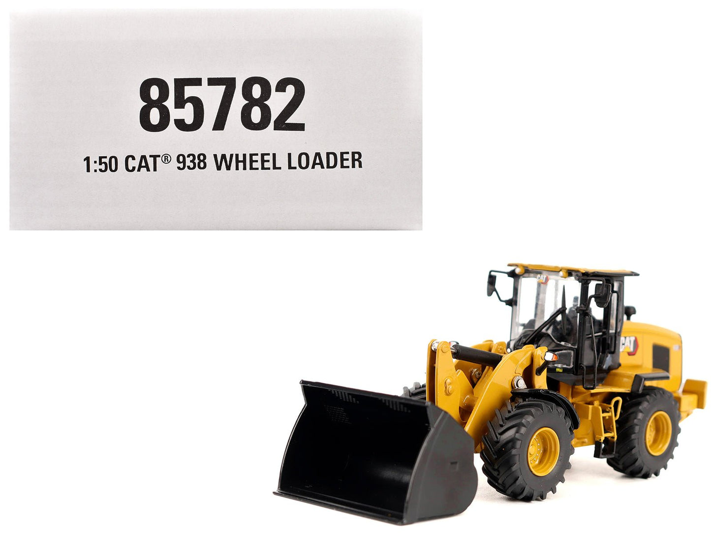 CAT Caterpillar 938 Wheel Loader with Operator Yellow "High Line" Series 1/50 Diecast Model by Diecast Masters  free shipping USA