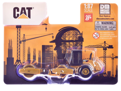 CAT Caterpillar CS56 Roller with Interchangeable Front Attachment Yellow 1/87 (HO) Diecast Model by Diecast Masters  free shipping USA