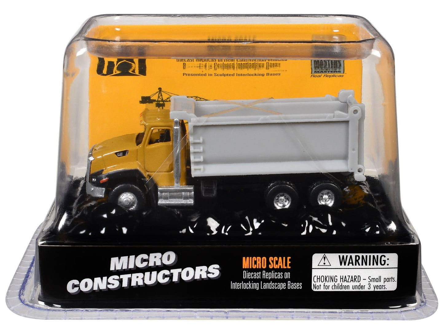 CAT Caterpillar CT660 Dump Truck Yellow "Micro-Constructor" Series Diecast Model by Diecast Masters  free shipping USA