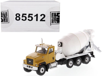 CAT Caterpillar CT681 Concrete Mixer Yellow and White "High Line" Series 1/87 (HO) Scale Diecast Model by Diecast Masters  free shipping USA