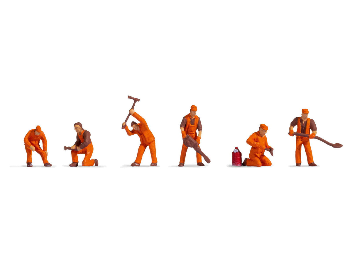 Noch 18012 HO Scale Railway Construction Crew Set