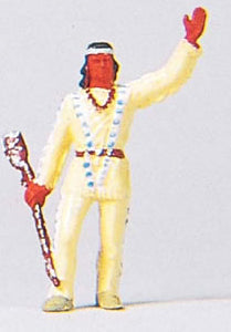 Preiser 29031 HO Scale Individual Figure - Native American Winnetou