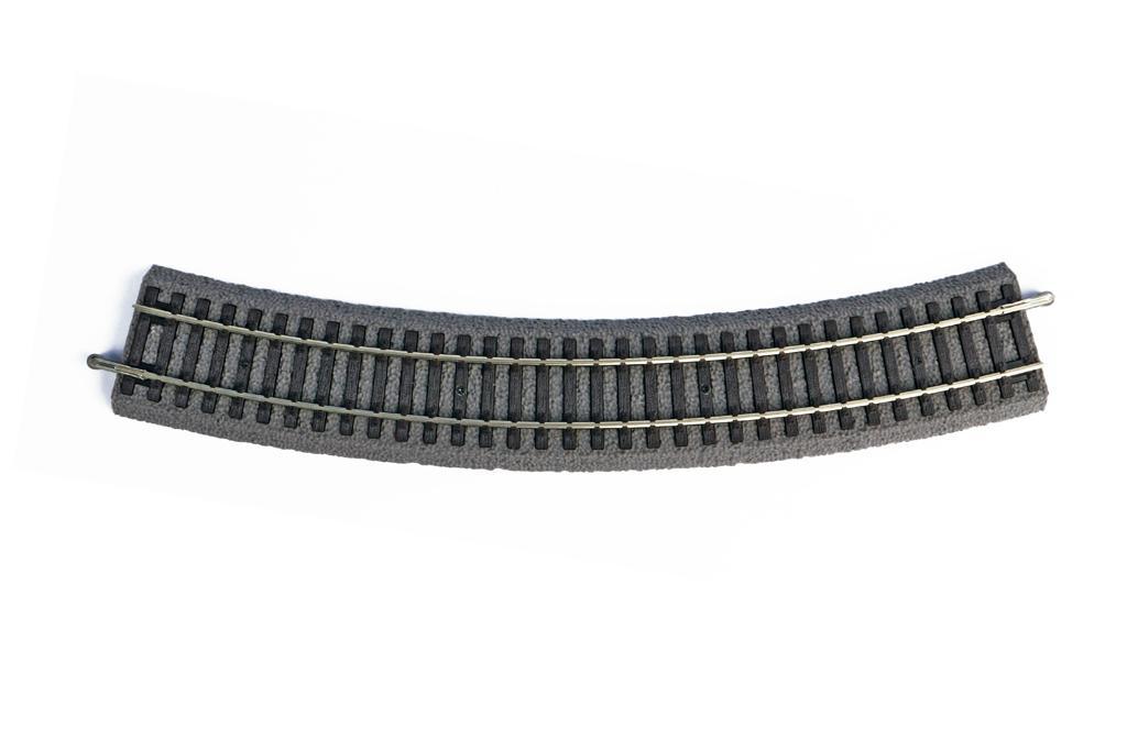 Piko 55413 HO Scale Roadbed Curved Track R3/30, Box of 6