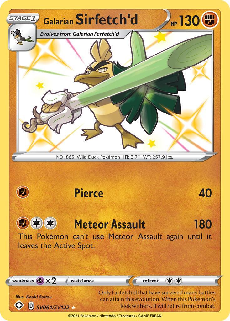 Galarian Sirfetch'd (SV064/SV122) [Sword & Shield: Shining Fates]