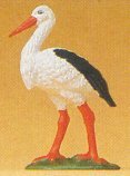 Preiser 47093 1:25 Scale Standing Stork Figure