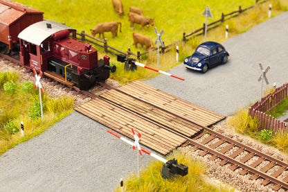 Noch 14424 TT Scale Wood Plank Grade Crossing -- Laser-Cut Wood Kit