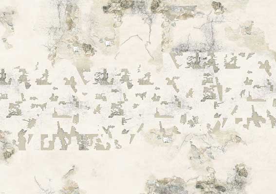 Busch 7436 HO Scale Matte-Look Weathered Cardstock Wall Sheet 2-Pack -- Plaster