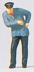 Preiser 28038 HO Scale Individual Figure - Railroad Personnel Engineer